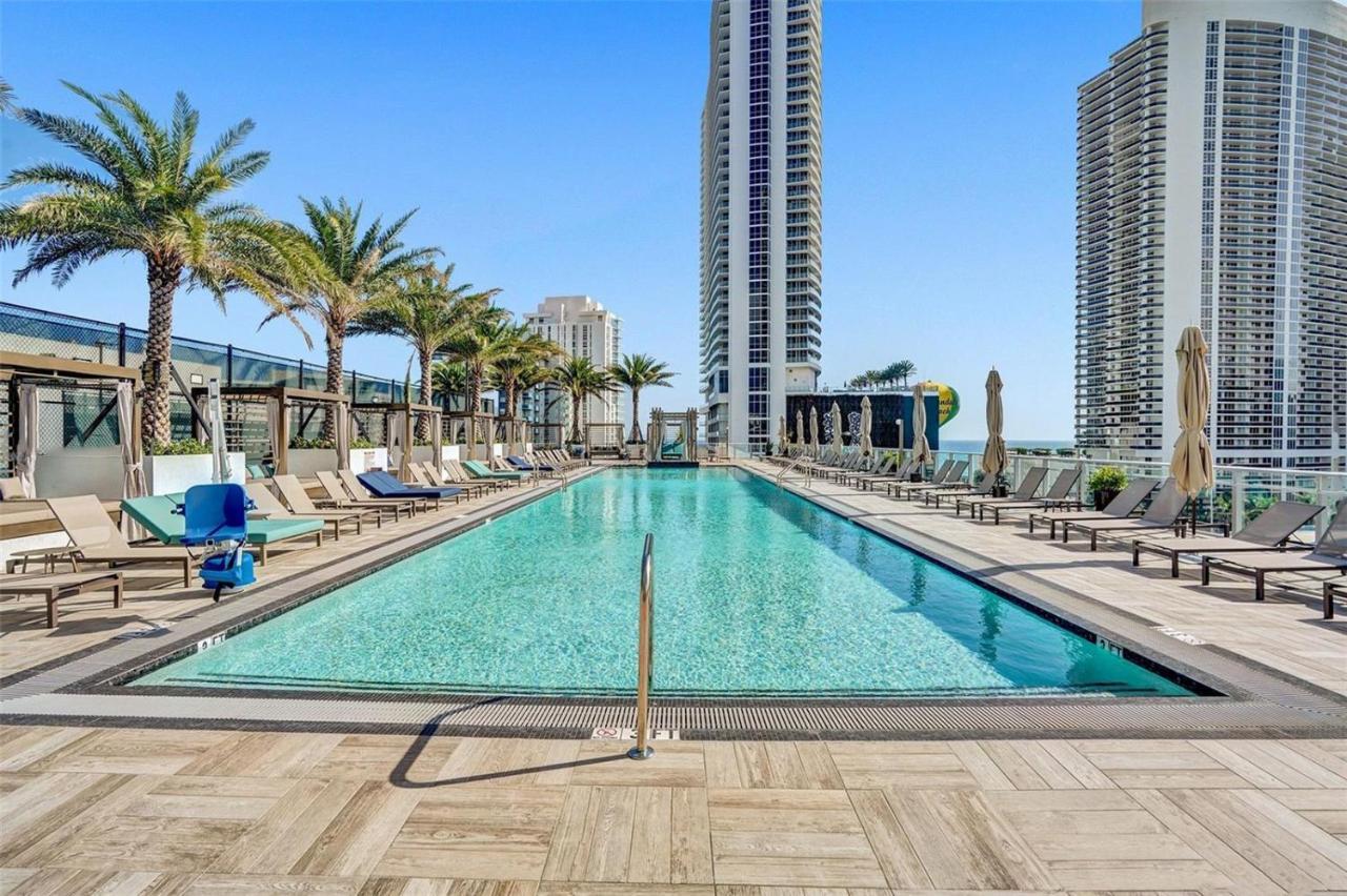 Hyde Beach House Three-Bedroom, Waterfront, Ocean And Intercostal View, Rooftop Pool, 5 Min Walk To Beach Hollywood Ngoại thất bức ảnh