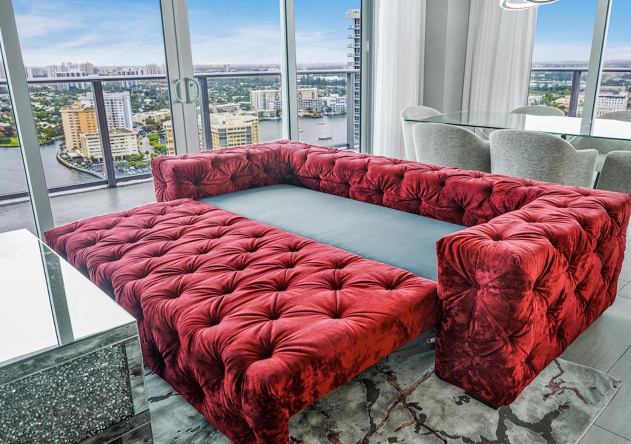 Hyde Beach House Three-Bedroom, Waterfront, Ocean And Intercostal View, Rooftop Pool, 5 Min Walk To Beach Hollywood Ngoại thất bức ảnh