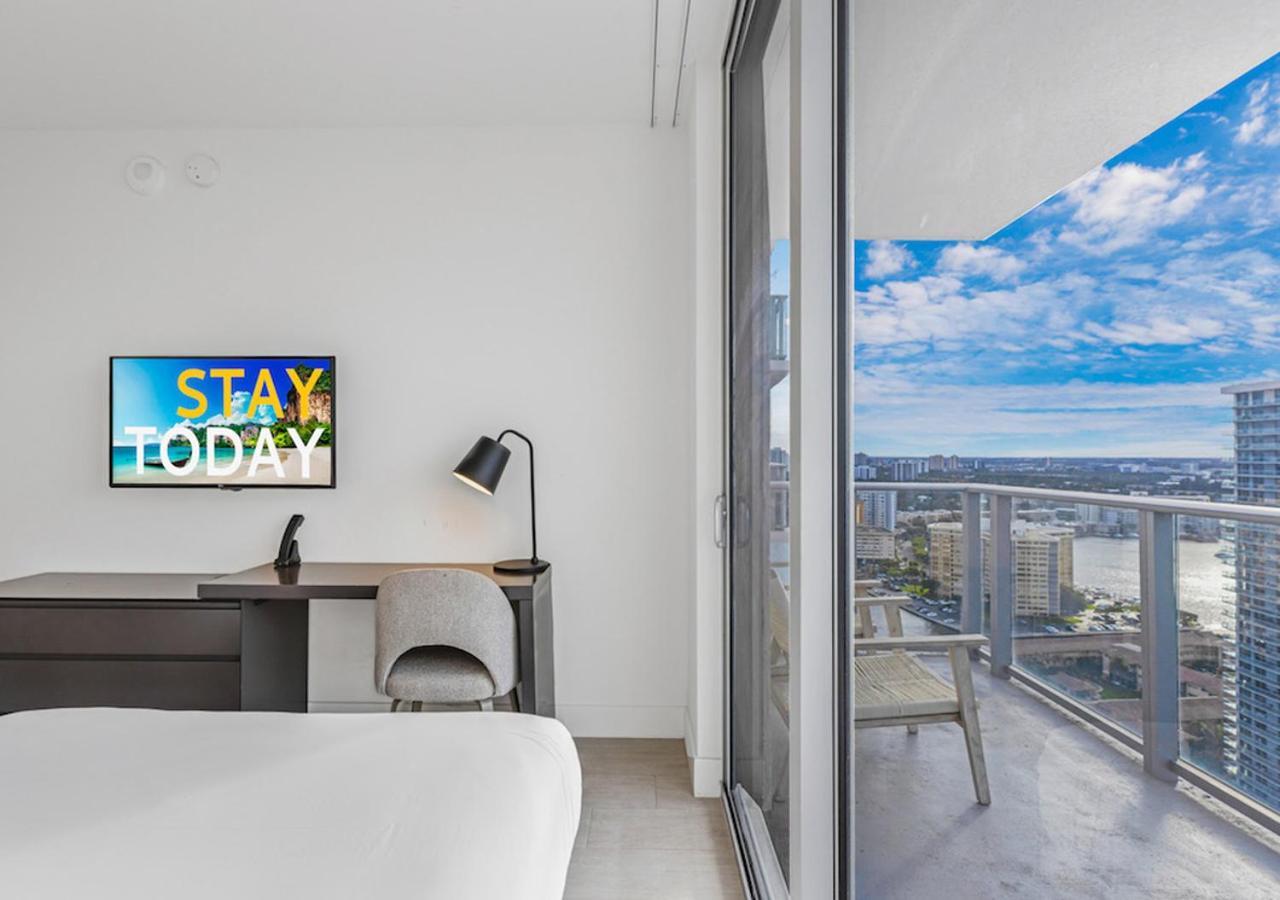 Hyde Beach House Three-Bedroom, Waterfront, Ocean And Intercostal View, Rooftop Pool, 5 Min Walk To Beach Hollywood Ngoại thất bức ảnh