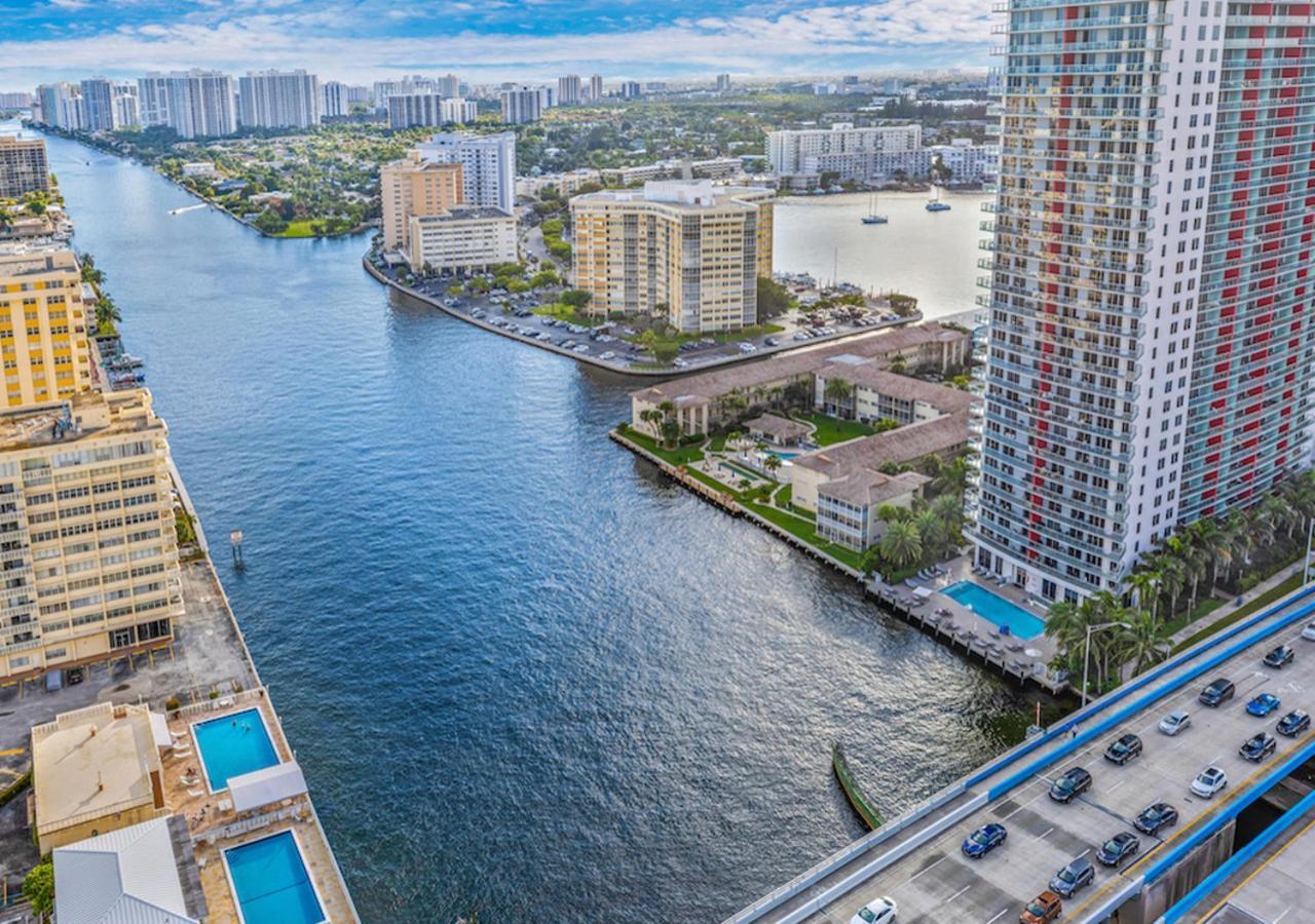 Hyde Beach House Three-Bedroom, Waterfront, Ocean And Intercostal View, Rooftop Pool, 5 Min Walk To Beach Hollywood Ngoại thất bức ảnh